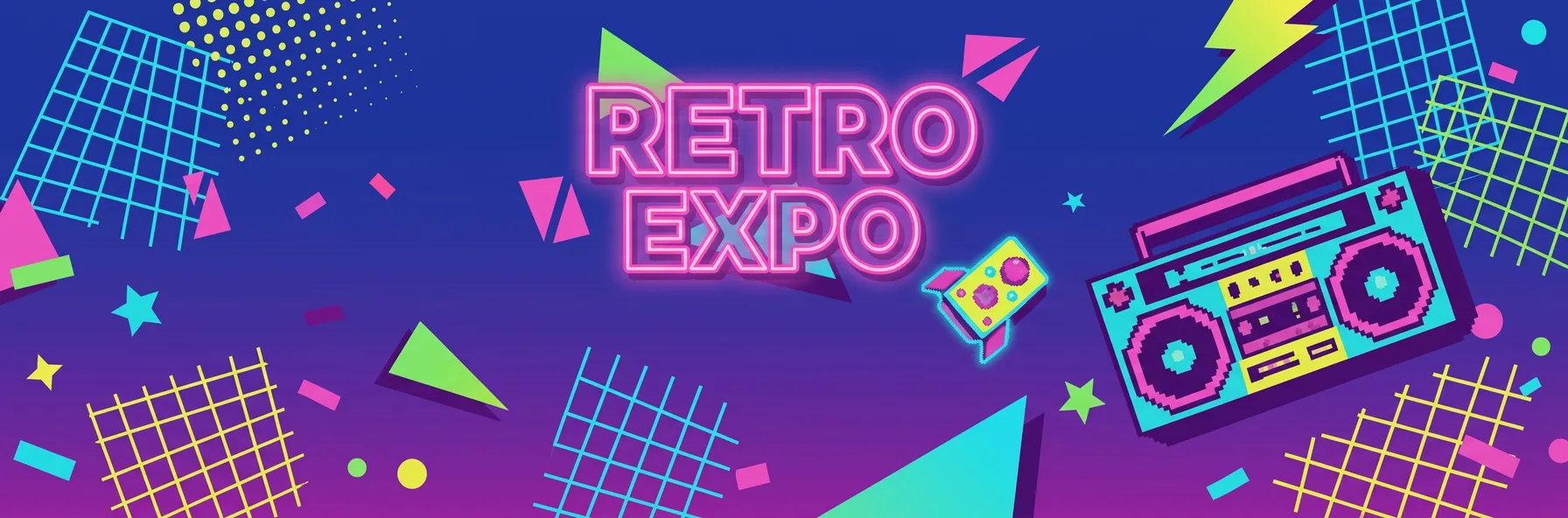 Rewind Retro Expo key art